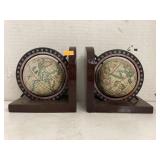 Globe bookends
