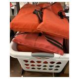 Basket of life jackets