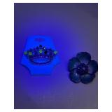 Jewelry - Uranium Family Crown & Flower Brooch
