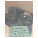 Pair of Sempli Cupa-Rocks Crystal Rolling Whiskey