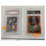 Kyle Lewis Collectible card and Trey Lance
