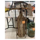 Vntg Wooden runner sled