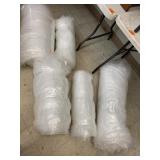 5 rolls of bubble wrap
