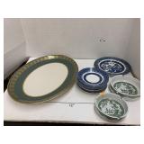 Platter, Plate, Saucers, Ashtrays