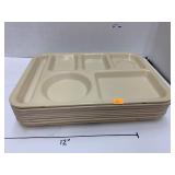 9 Vntg SiLite & Edward Don School Lunch Trays