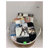 Basket of panty hose, Socks, and Tights, Some