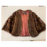 Mink Fur Stole / Cape, Repair Needed