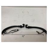Vntg cast iron stove handles