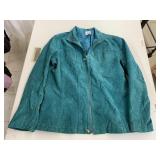 Turquoise Suede Jacket, Size 1