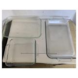 3cnt Baking dishes