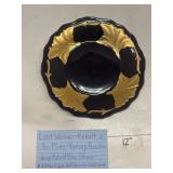 Echo Weimar-Kobalt Plate - 22 Karat Gold Leaf