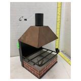 Vntg Ashtray and Cigarette Holder, Metal