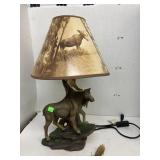 Moose lamp (antler needs glued on)