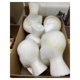 Box of styrofoam heads (7)