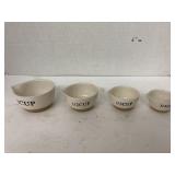 Ceramic measuring cups