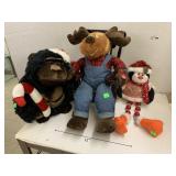 3cnt Christmas animals (none working)