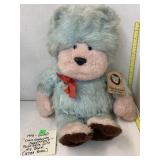 Vntg Gund Bear and Book, Little Chocolate