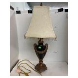 Grecian style table lamp