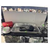 Group Lot w/ wine Glasses, Serving Utensils, Misc