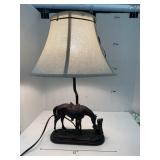 Horse and Girl Lamp