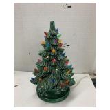 Light up ceramic Christmas tree, missing topper