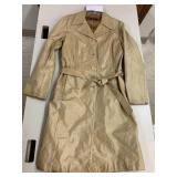 Leather Trench Coat, woman