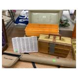 Fishing tackle boxes & reel/rod carrier