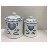 Canister set w/lids