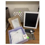 Ring Pillow, Frame, Chalkboard, Box