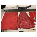 2 Table Cloths and Bath towel, Holiday