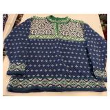 LL Bean Nordic Pullover Sweater, size L