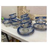 Vintage Glass Tea Cups