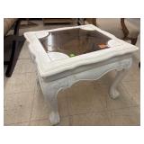 End Table w/ Glass Top
