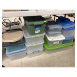 Large Lot of Storage Containers
