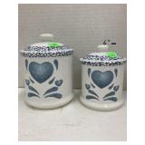 Canister set w/lids