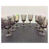 8 cnt Fostoria Virginia smokey brown/mocha