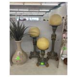 Vase & Candles Lot