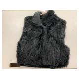 Vest sz L, Black new Zealand Opossum Fur