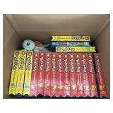 Pokemon VHS tapes & Squirtle mini plush