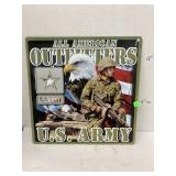 Metal U.S. Army sign