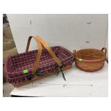 2 Longaberger Baskets