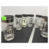 Dorothy Thorpe - H -Monogram Silver Rim Highball