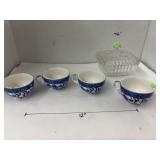 Cups & Glass Dish