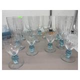 vintage Contour Cerulean (Blue Stem, Block Optic)
