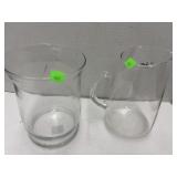 Glass Vase & Pitcher