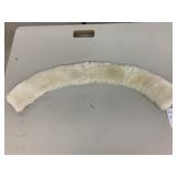 Cream Fur Collar, Hook Needs Resewn