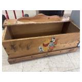Wooden Toy Box - Pooh & Friends