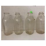 4 Milk Bottles