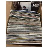 Box of vinyl records, Neil Diamond, Billy Joel,