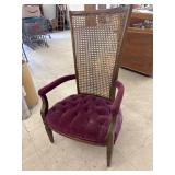 Vintage High-Back Arm Char